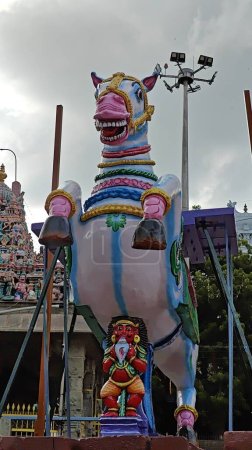 Photo for TAMIL NADU, INDIA - NOVEMBER 26, 2023:  Arunachalesvara Swamy Temple, Karthika Deepam Festival at Thiruvannamalai in Tamil Nadu, India - Royalty Free Image