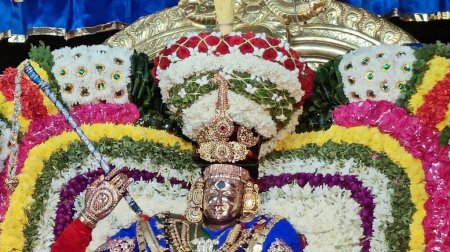 Foto de La Diosa Apitakuchamba Templo Karthika Deepam Festival en Thiruvannamalai en Tamil Nadu, India - Imagen libre de derechos