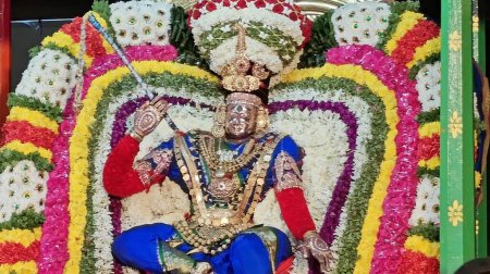 Photo for The Goddess Apitakuchamba Temple Karthika Deepam Festival at Thiruvannamalai in Tamil Nadu, India - Royalty Free Image