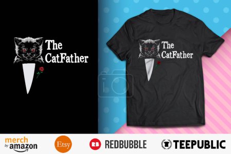 The CatFather Shirt Design