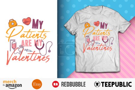 Krankenschwester Valentine Shirt Design