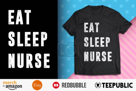 at Sleep Nurse Shirt Design