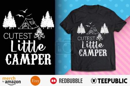 Cute Little Camper Shirt Design