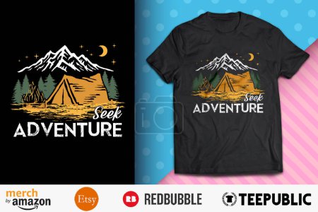 Seek Adventure Shirt Design