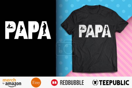 PAPA Fishing Shirt Design