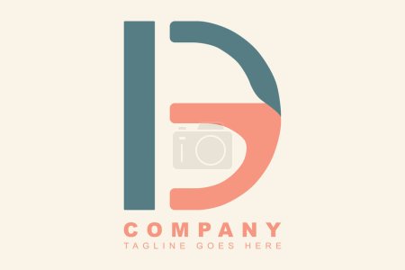 Illustration for Letter B Logo vector design template - Royalty Free Image