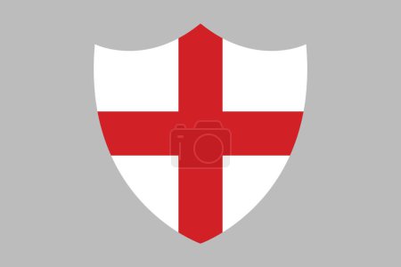 England flag sign, The flag of England, England national Flag Vector illustration, England crossed flags, Standard color