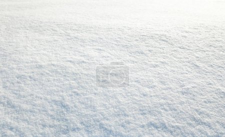 Foto de Superficie de nieve blanca. Nieve blanca fresca y limpia. Fondo de invierno. - Imagen libre de derechos