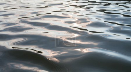 Téléchargez les photos : Surface de l'eau avec ondulations pour le fond ou la texture. - en image libre de droit