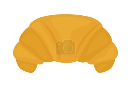 Illustration for Croissant icon on white background - Royalty Free Image