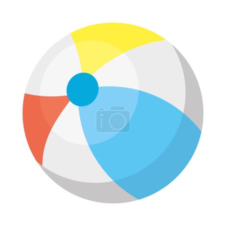 Illustration for Pool ball icon on white background - Royalty Free Image