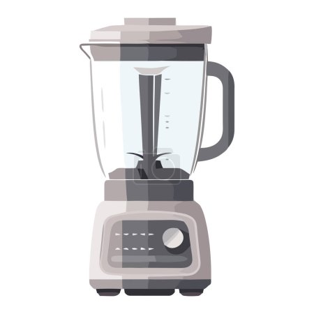 Illustration for Fresh fruit juice made with electric juicer isolated - Royalty Free Image