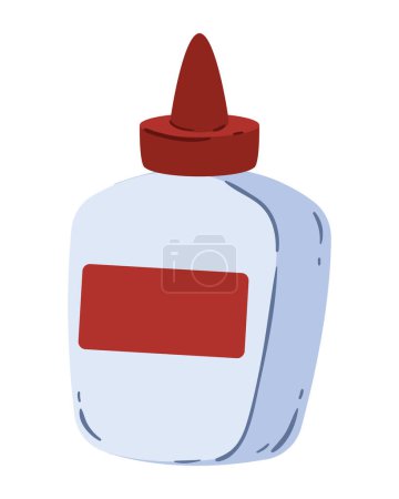 Illustration for Glue bottle design vector isolated - Royalty Free Image