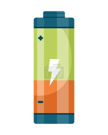 high performance battery technology illustration