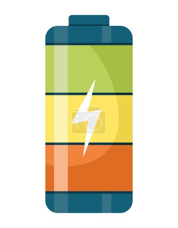 high performance battery innovation illustration