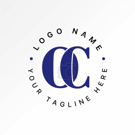 Logo Design Grafikkonzept kreative Premium-Vektor Lager abstrakte einzigartige schnelle Pfeil swoosh auf Kreis Linie. Zum Zwecksport