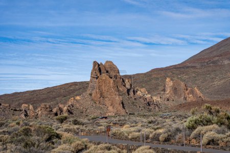 Volcanic rocks in Teide National Park, Tenerife, Canary Islands, Spain