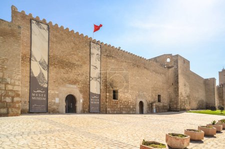 Sousse Archaeological Museum. The museum is housed in the Kasbah of Sousse's Medina, Tunisia.