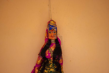 Photo for Indian colorful Rajasthani handmade Puppet at jodhpur - Royalty Free Image