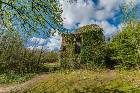 Candleston Castle, Bridgend County Borough, Mid Glamorgan, South Wales 