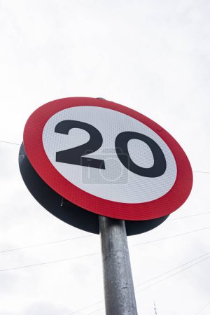 Wales, 20 MPH mandatory speed warning sign: Phillip Roberts