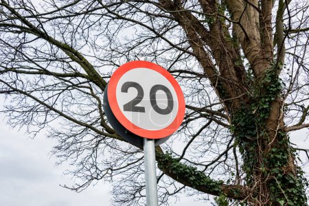Wales, 20 MPH mandatory speed warning sign: Phillip Roberts