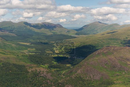 Photo for Eryri National Park helicopter aerial - Royalty Free Image