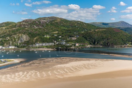 Abermaw(Barmouth in English)located in Cardigan bay on the banks of Avon Mawddach
