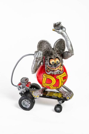 Rat Fink est un personnage inventé par Ed Big Daddy Roth comme alter ego de Mickey Mouse.