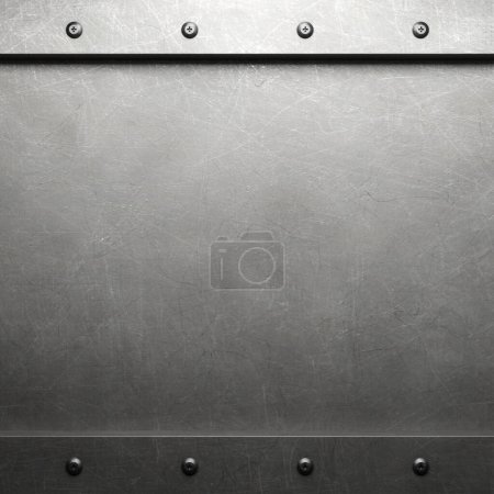 Foto de Fondo industrial abstracto y textura de acero inoxidable. renderizado 3d - Imagen libre de derechos