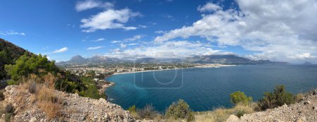 Photo for Panorama from Parque Natural Serra Gelada around Albir in Spain - Royalty Free Image