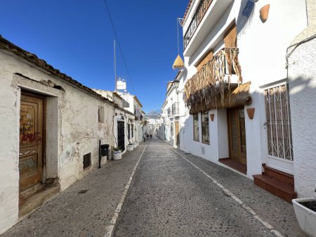 Photo for Street in the old town of Altea in Spain - Royalty Free Image