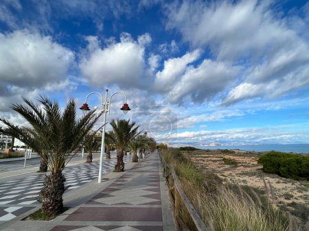 Photo for The boulevard of Los arenales del sol in Spain - Royalty Free Image