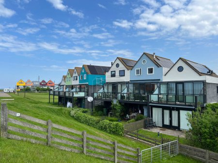 Bunte Häuser in Stavoren Friesland Niederlande