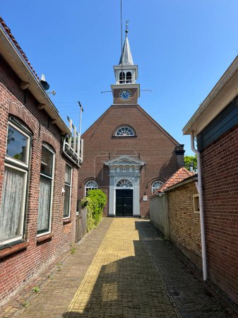 Kirche in der Altstadt von Stavoren Friesland Niederlande