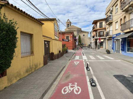 Foto de Carriles bici en Sant Pere Pescador en Catalunia España - Imagen libre de derechos