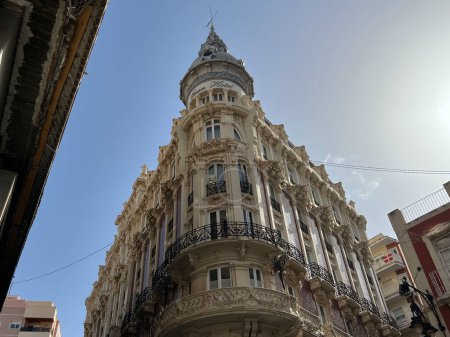 Photo for Historical builsing in the old town of Cartagena Spain - Royalty Free Image