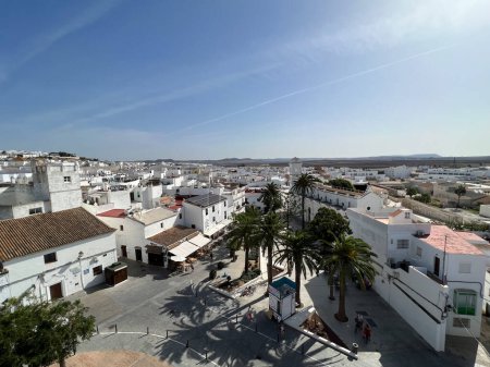 Foto de Vista de la ciudad Conil de la Frontera desde Torre de Guzmán en España - Imagen libre de derechos