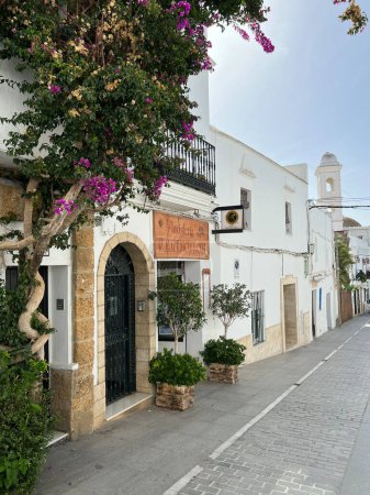 Street in the old town of Conil de la Frontera Spain