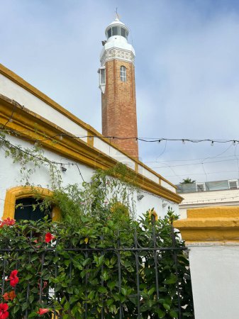 Leuchtturm in Bonanza Andalusien, Spanien