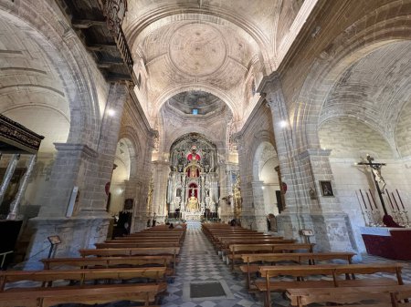 Dentro de la Iglesia san francisco en Sanlúcar de Barrameda, Andalucía, España