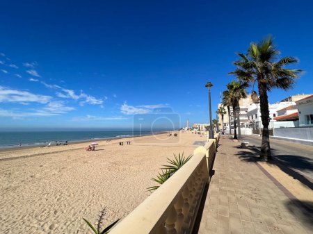 Playa de Regla en Chipiona, Andalucía, España