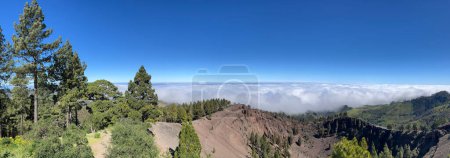 Pinos de Galdar Viewpoint panorama on the island Gran Canaria