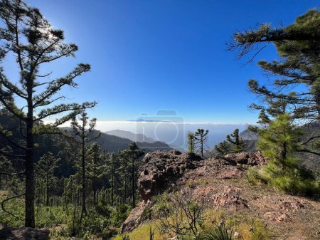 Paisaje alrededor del Parque Natural de Tamadaba en la isla de Gran Canaria