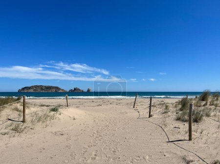 Estartit beach en catalonia españa