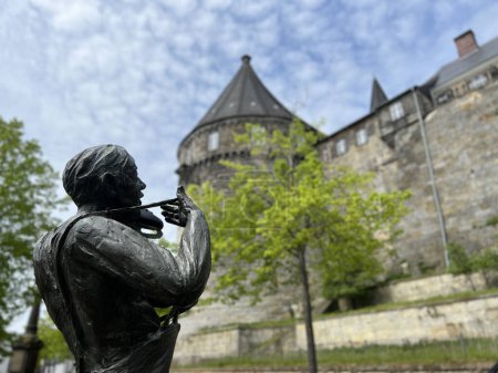 Foto de Estatua en Burg Bentheim en Bad Bentheim Alemania - Imagen libre de derechos