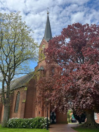 Photo for Nikolai church in Papenburg, Germany - Royalty Free Image