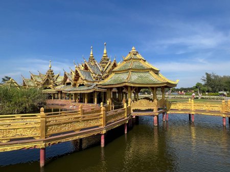 Photo for Pavilion of the Enlightened in the Ancient City around Bangkok, Thailand - Royalty Free Image