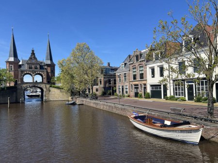 Le port d'eau de Sneek, Frise Pays-Bas
