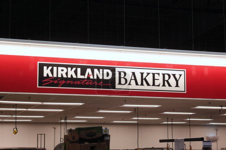Photo for Honolulu, HI - December 23, 2022: Kirkland Signature brand bakery department inside Costco Wholesale shopping center. - Royalty Free Image